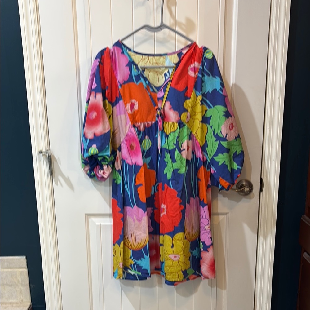 Vibrant Floral Mini Dress